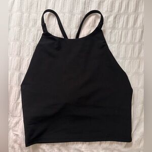 Old Navy Active Black Strappy Halter Top